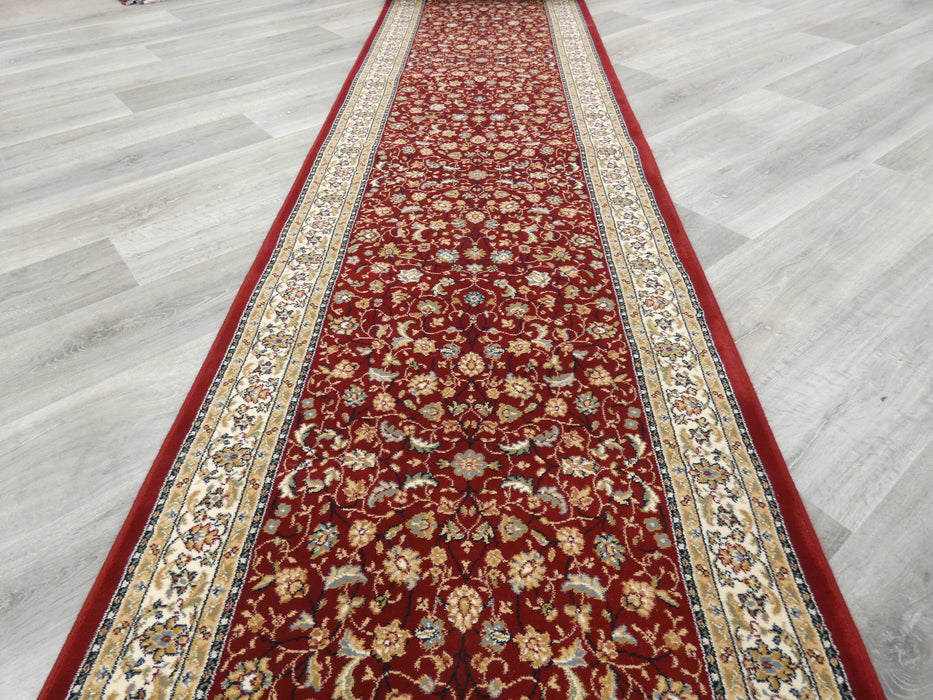Traditional Hall Runner Rug Traditional Design Hallway Runner 100cm Wide x Cut To Order — Rugs Direct