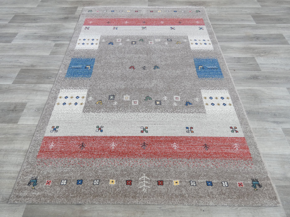 Gabbeh Style Infinity Rug Size: 160 x 230cm (32490-7374)- Rugs Direct 
