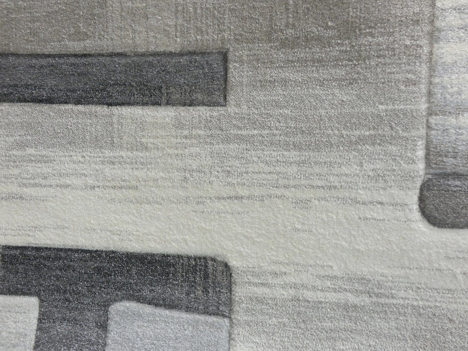 Abstract Modern Neutral Colour Turkish Rug - Rugs Direct