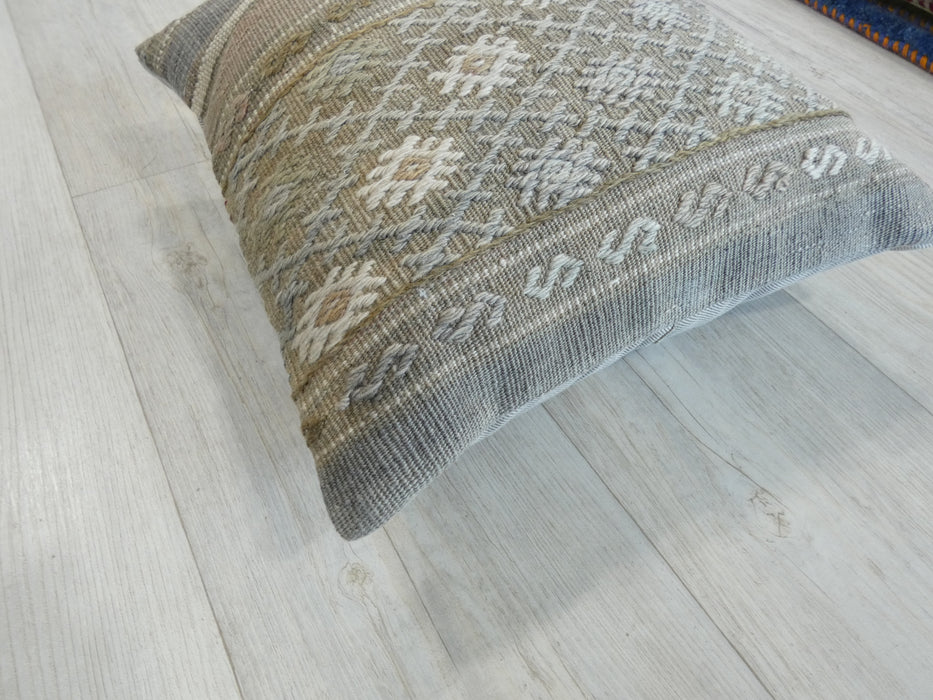 Turkish Hand Made Vintage Kilim Cushion- Rugs Direct
