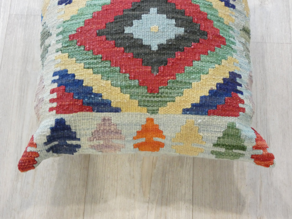 Afghan Hand Made Cushion Cover- Rugs Direct