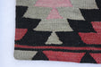 Turkish Hand Made Vintage Kilim Lumbar Pillow Cover (Size: 40 x 60cm)-Rugs Direct