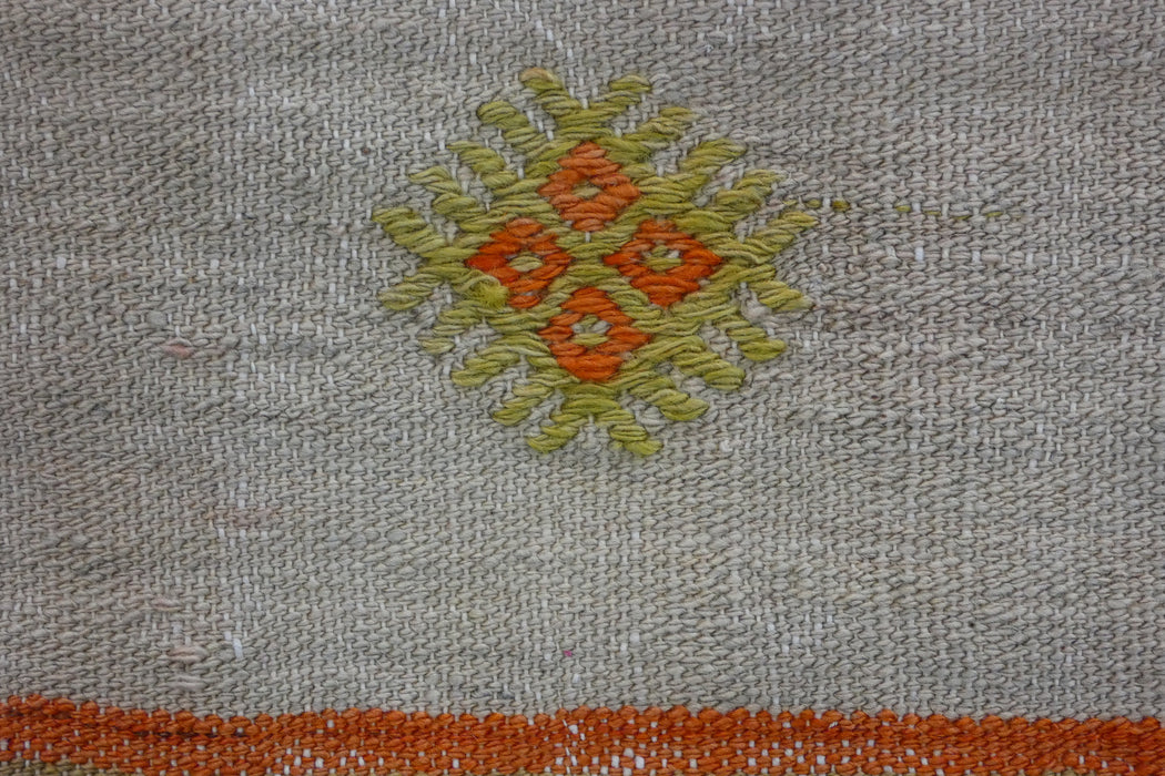 Turkish Hand Made Vintage Kilim Lumbar Pillow Cover (Size: 40 x 60cm)-Rugs Direct