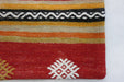 Turkish Hand Made Vintage Kilim Lumbar Pillow Cover (Size: 40 x 60cm)-Rugs Direct