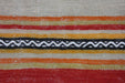 Turkish Hand Made Vintage Kilim Lumbar Pillow Cover (Size: 40 x 60cm)-Rugs Direct