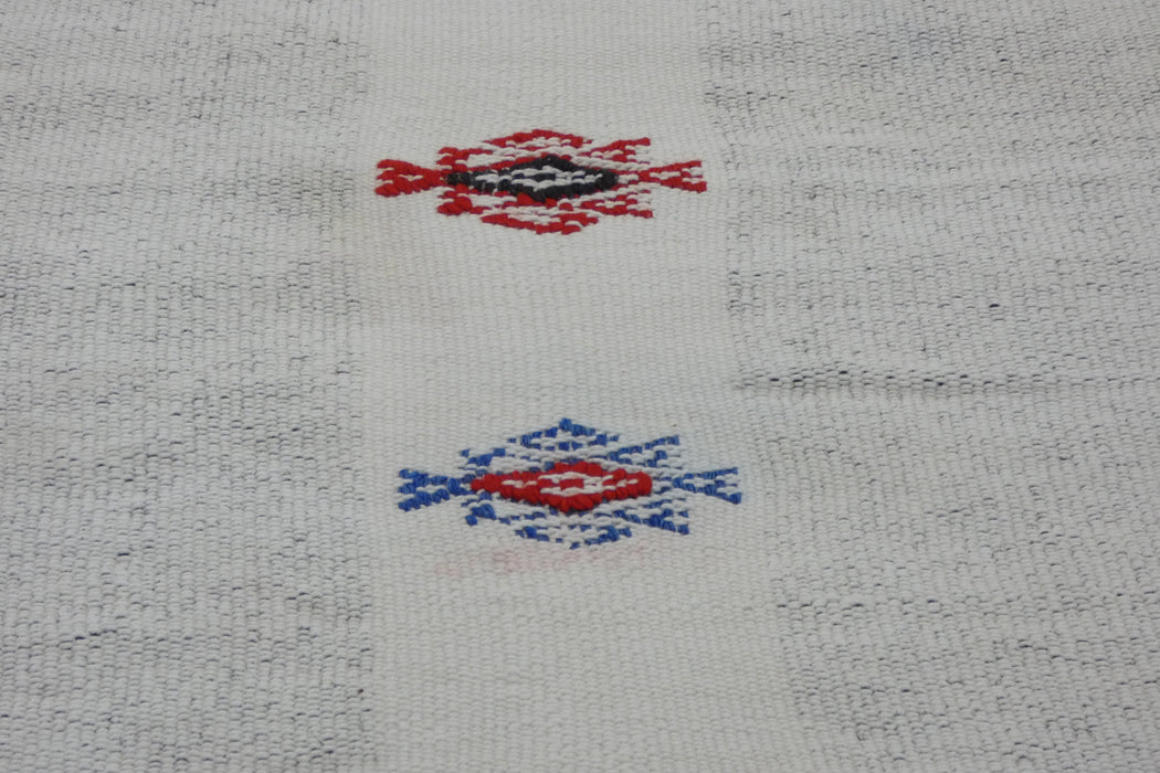 Turkish Hand Made Vintage Kilim Lumbar Pillow Cover (Size: 40 x 60cm)-Rugs Direct