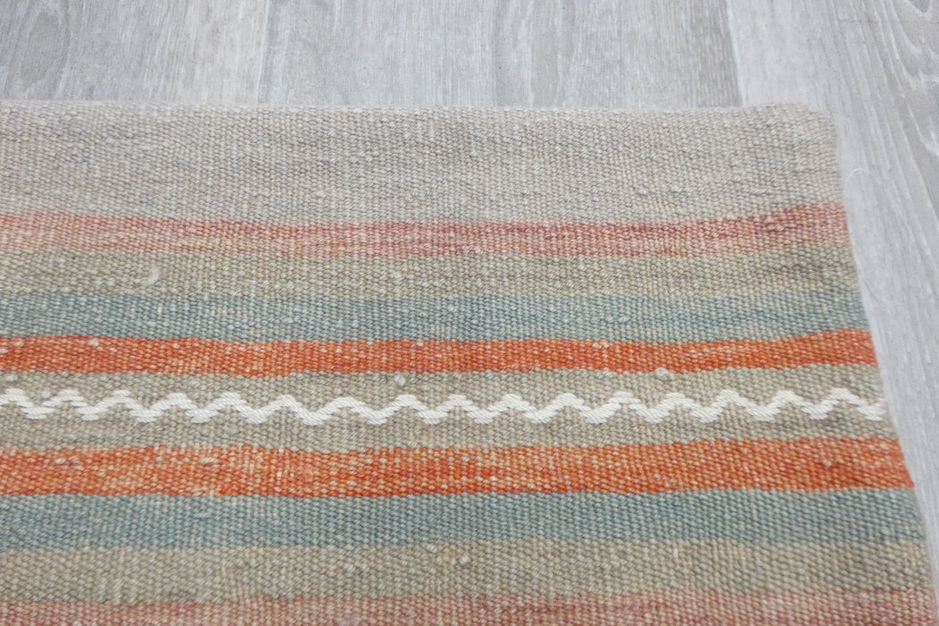 Turkish Hand Made Vintage Kilim Lumbar Pillow Cover (Size: 30 x 50cm)-Rugs Direct