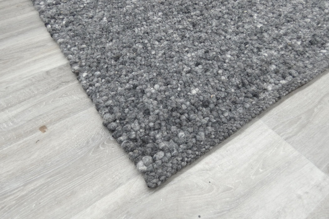 Luxurious Handcrafted Natural Dark Hilly Rug (1539) – Size: 90 x 180cm- Rugs Direct