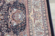 Anahita Collection Rug - Royal Medallion in Navy- Rugs Direct