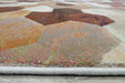 Hive Geometric Design Oval Argentum Rug Size: 200 x290cm- Rugs Diretc 