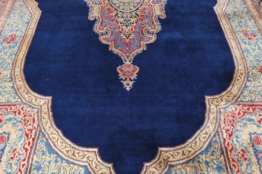 Persian Hand Knotted Kerman Rug Size: 440 x 300cm-Rugs Direct 