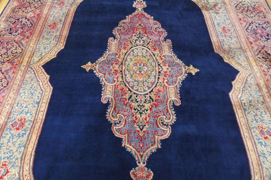 Persian Hand Knotted Kerman Rug Size: 440 x 300cm-Rugs Direct 