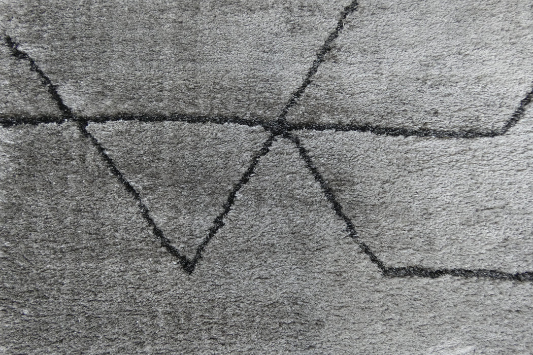 Luxurious Textured Modern Design Masai Rug (14122-2131) Size: 160 x 230cm - Rugs Direct