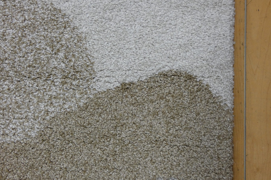 Abstract Design Textured Mehari Shaggy Rug (23162-6747) Size: 160 x 230cm -  Rugs Direct