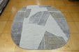 Organic Shapes Abstract Design Rounded Square Valentino Rug (46038-6191) Size: 200 x 200cm - Rugs Direct