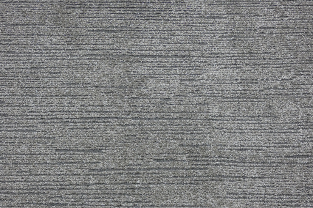 Modern Luxurious Textured Trentino Round Rug (41033-7131) Size: 160 x 160cm - Rugs Direct