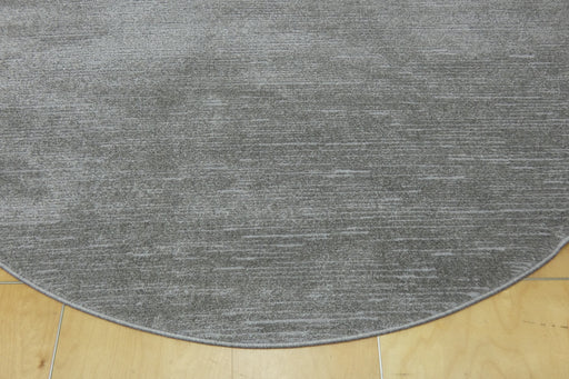 Modern Luxurious Textured Trentino Round Rug (41033-7121) Size: 160 x 160cm - Rugs Direct