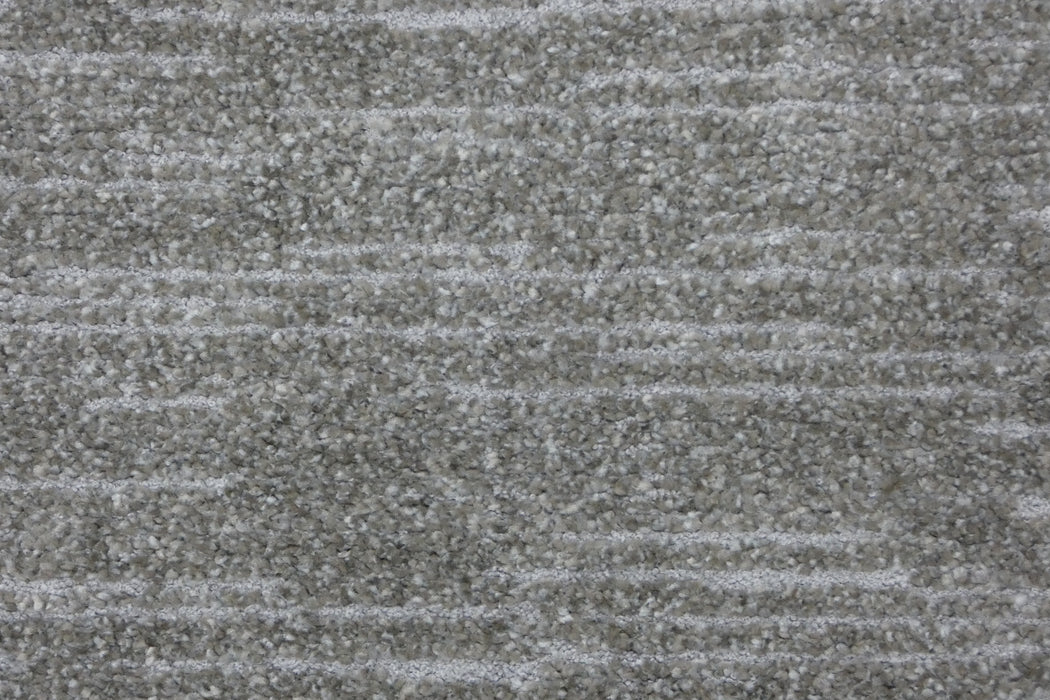 Modern Luxurious Textured Trentino Round Rug (41033-7121) Size: 160 x 160cm - Rugs Direct