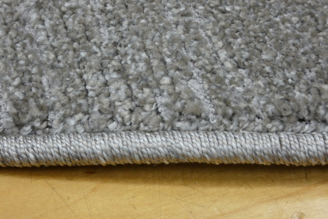 Modern Luxurious Textured Trentino Round Rug (41033-7121) Size: 160 x 160cm - Rugs Direct