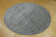 Modern Luxurious Textured Trentino Round Rug (41033-7121) Size: 160 x 160cm - Rugs Direct
