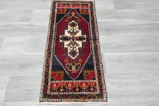 Vintage Turkish Anatolian Tribal Rug  Size: 117 x 50cm- Rugs Direct 