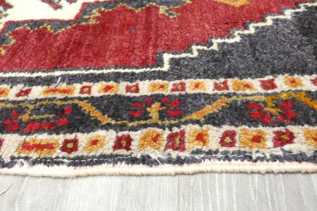 Vintage Turkish Anatolian Tribal Rug  Size: 117 x 50cm- Rugs Direct 
