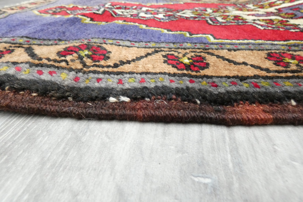 Vintage Turkish Anatolian Tribal Rug  Size: 108 x 50cm- Rugs Direct 