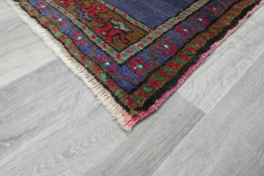Vintage Turkish Anatolian Tribal Rug  Size: 92 x 53cm- Rugs Direct 