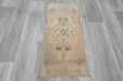 Vintage Hand Knotted Anatolian Turkish Rug Size: 97 x 45cm- Rugs Direct 