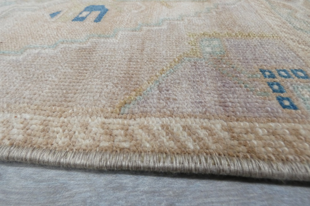 Vintage Hand Knotted Anatolian Turkish Rug Size: 97 x 45cm- Rugs Direct 