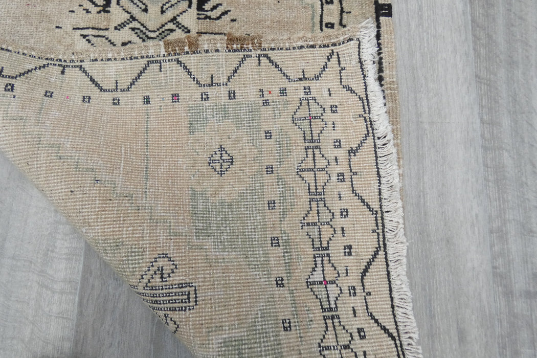 Vintage Hand Knotted Anatolian Turkish Rug Size: 92 x 52cm- Rugs Direct 