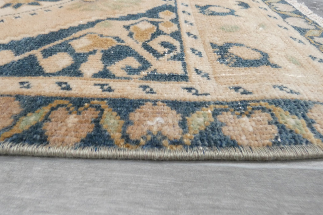 Vintage Hand Knotted Anatolian Turkish Rug Size: 91 x 53cm- RUGS DIRECT 