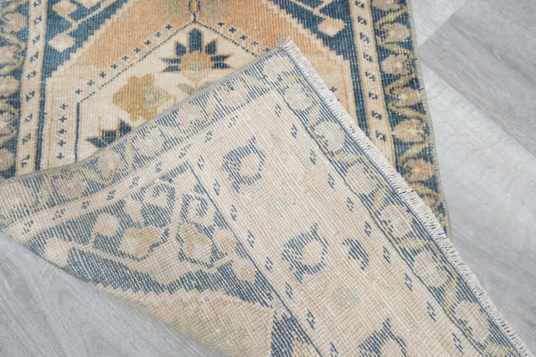 Vintage Hand Knotted Anatolian Turkish Rug Size: 91 x 53cm- RUGS DIRECT 