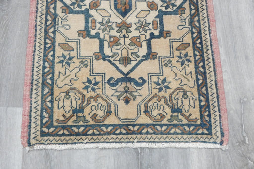Vintage Hand Knotted Anatolian Turkish Rug Size: 96 x 50cm- Rugs Direct 