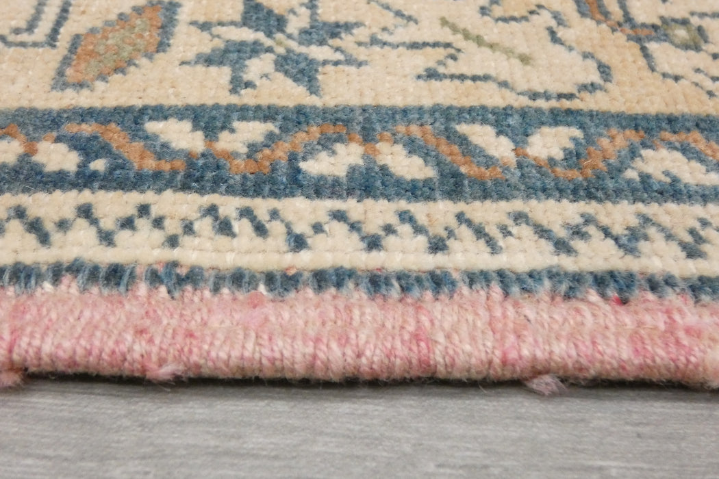 Vintage Hand Knotted Anatolian Turkish Rug Size: 96 x 50cm- Rugs Direct 
