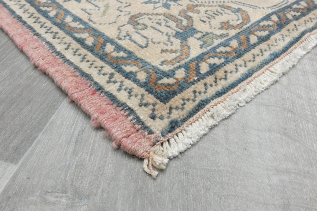 Vintage Hand Knotted Anatolian Turkish Rug Size: 96 x 50cm- Rugs Direct 
