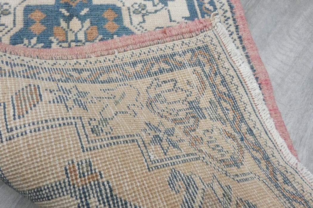 Vintage Hand Knotted Anatolian Turkish Rug Size: 96 x 50cm- Rugs Direct 