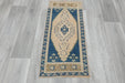 Vintage Hand Knotted Anatolian Turkish Rug Size: 105 x 47cm- Rugs Direct 