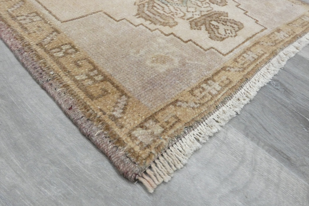 Vintage Hand Knotted Anatolian Turkish Rug Size: 86 x 52cm- Rugs Direct 