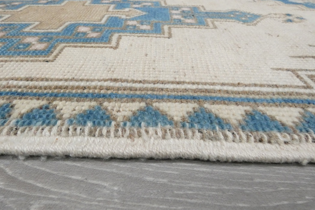 Vintage Hand Knotted Anatolian Turkish Rug Size: 120 x 55cm- Rugs Direct 
