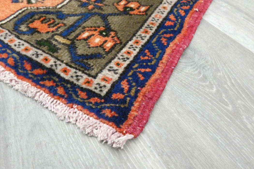 Vintage Turkish Anatolian Tribal Rug  Size: 100 x 57cm- Rugs Direct 