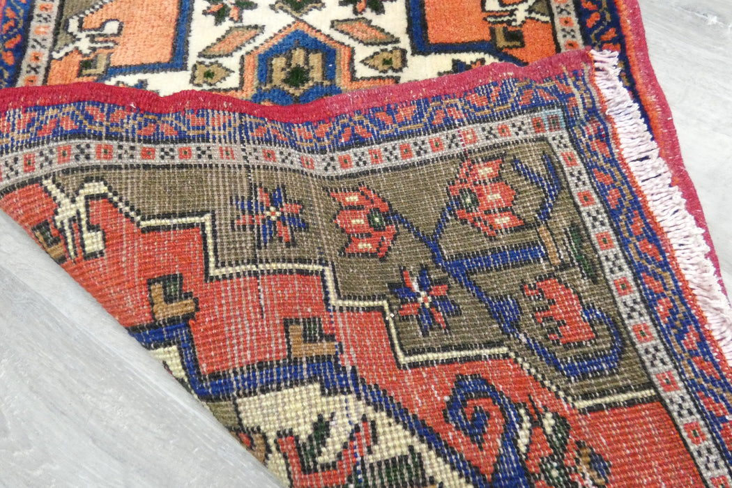 Vintage Turkish Anatolian Tribal Rug  Size: 100 x 57cm- Rugs Direct 