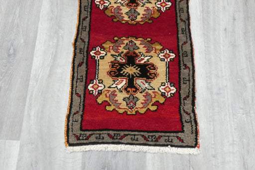Vintage Turkish Anatolian Tribal Rug  Size: 83 x 42cm- Rugs Direct 