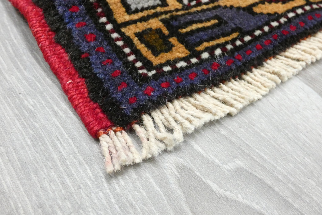 Vintage Turkish Anatolian Tribal Rug  Size: 110 x 54cm- Rugs Direct 