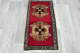 Vintage Turkish Anatolian Tribal Rug  Size: 88 x 44cm-Rugs Direct