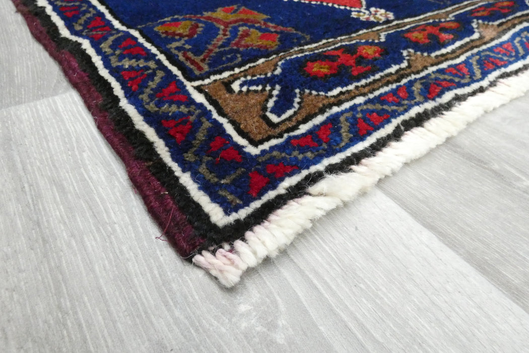 Vintage Turkish Anatolian Tribal Rug  Size: 107 x 57cm- Rugs Direct