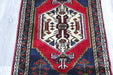 Vintage Turkish Anatolian Tribal Rug  Size: 90 x 56cm-Rugs direct