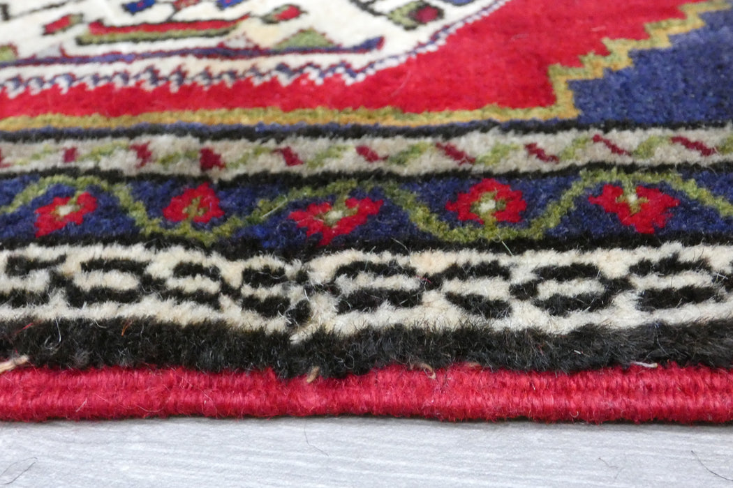 Vintage Turkish Anatolian Tribal Rug  Size: 90 x 56cm-Rugs direct