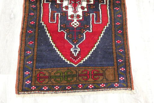 Vintage Turkish Anatolian Tribal Rug  Size: 100 x 57cm- Rugs Direct 