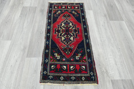 Vintage Turkish Anatolian Tribal Rug  Size: 112 x 53cm- Rugs Direct 